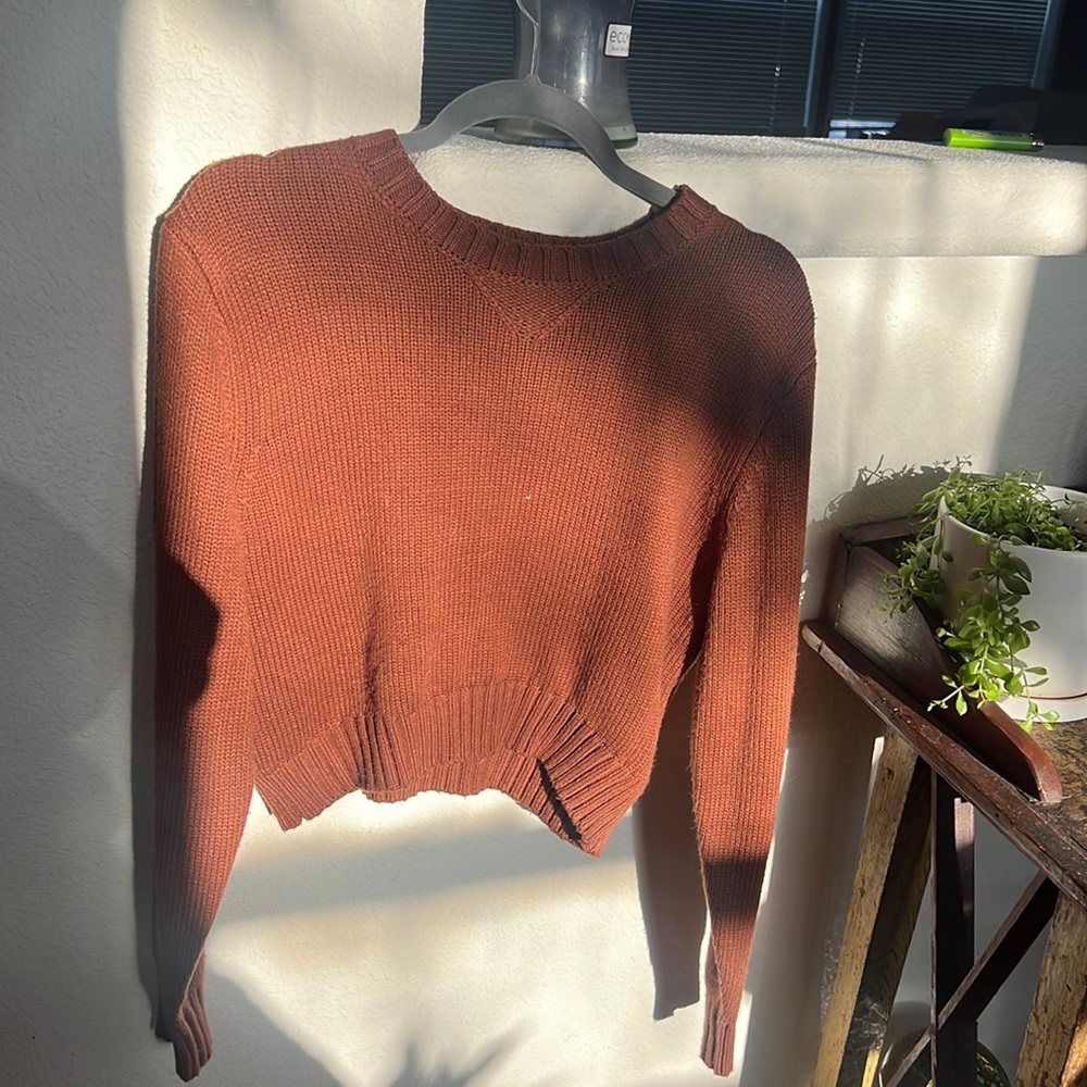 Crop sweater-worn once!!